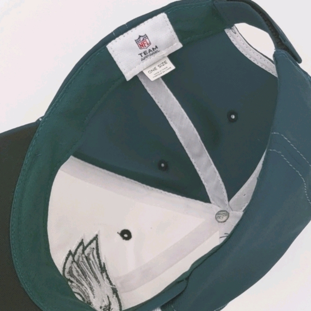 Free with $15+ or purchase separately. Eagles adjustable Cap Team Apparel - Picture 6 of 9